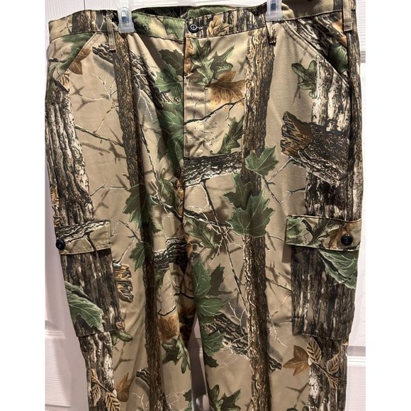Realtree Liberty Camouflage Pants XL Regular Waist 40 - 42, Drawstring Leg Open - Picture 3 of 8